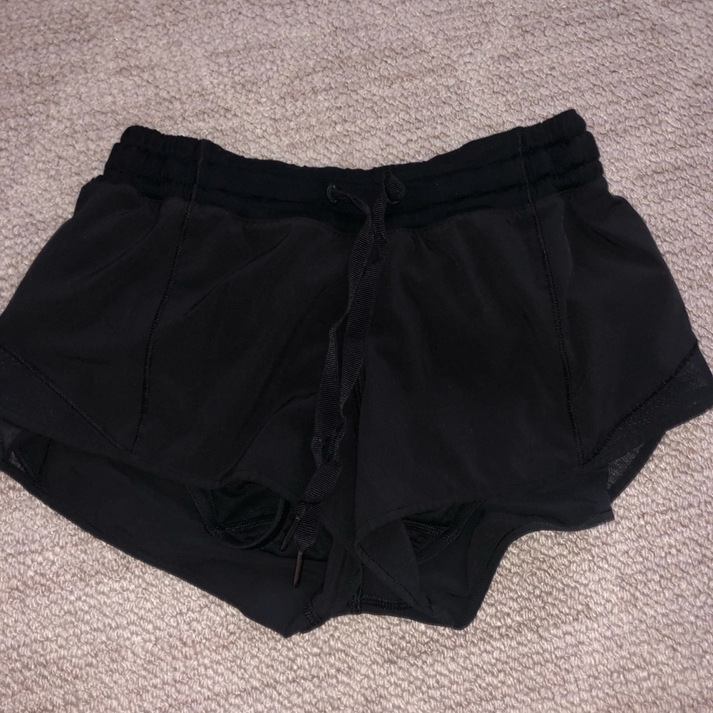 Black lululemon shorts